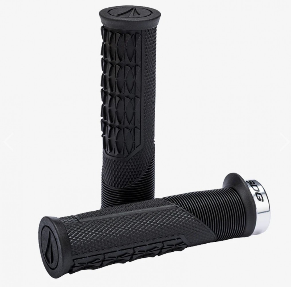 SDG Locked On Comfort Open Core Thrice Grips – MTB Lock-on Grip Multiple colors