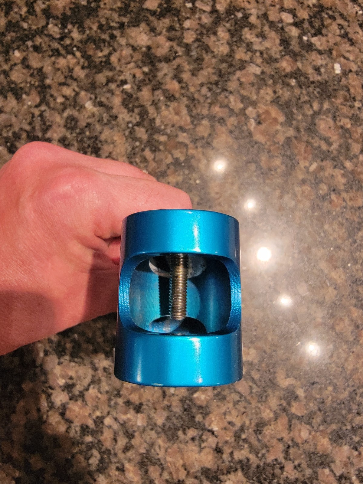 Vintage Kooka Billet Anodized Blue Stem 1 1/8 Rare CNC 90s MTB 130mm