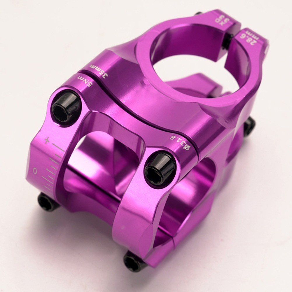 31 8MM Aluminum Alloy Bike Stem for Downhill Cycling Lightweight 123g Design