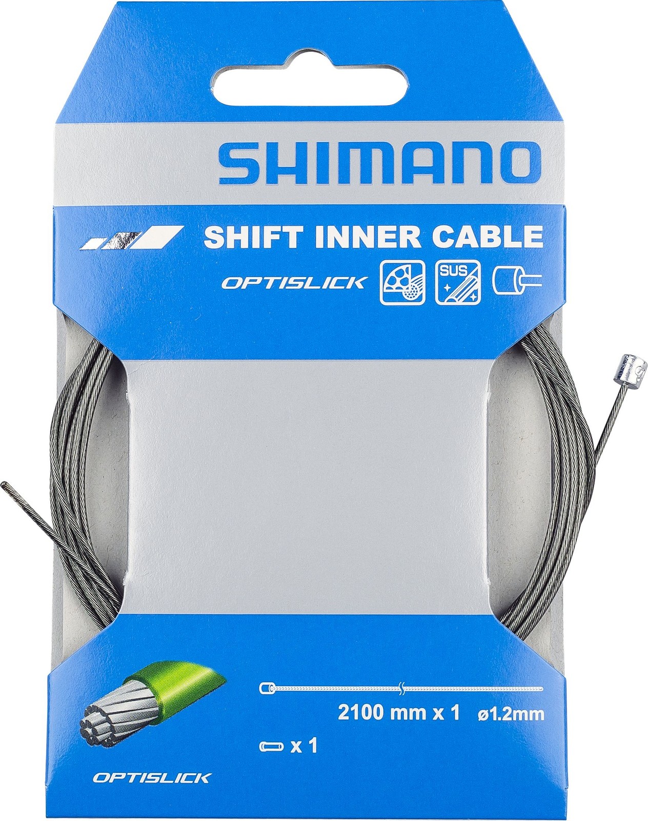 Shimano Optislick Derailleur Cable 2100mm Black