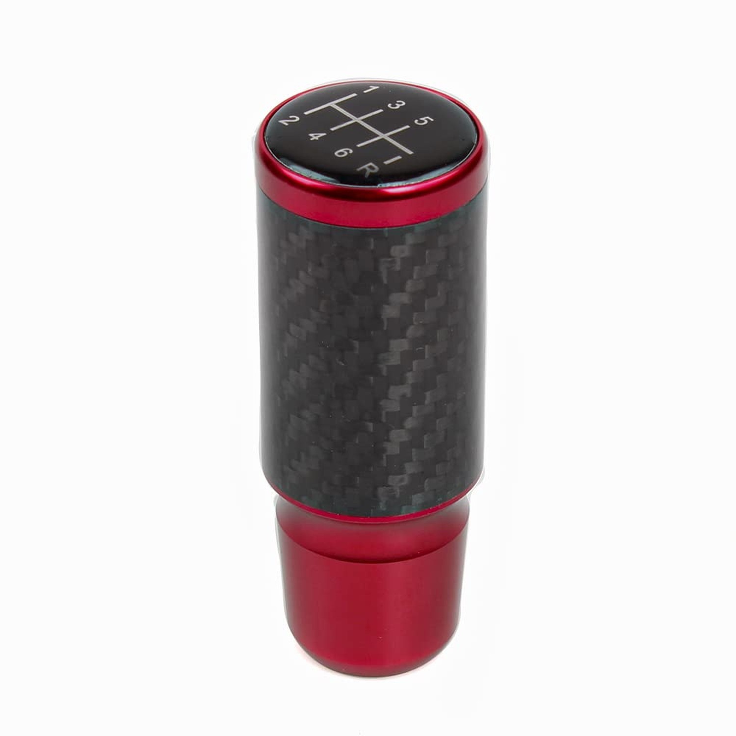 Carbon Fiber Shift Knob 6 Speeds Pattern Modified Carbon Fiber Aluminum Manua…