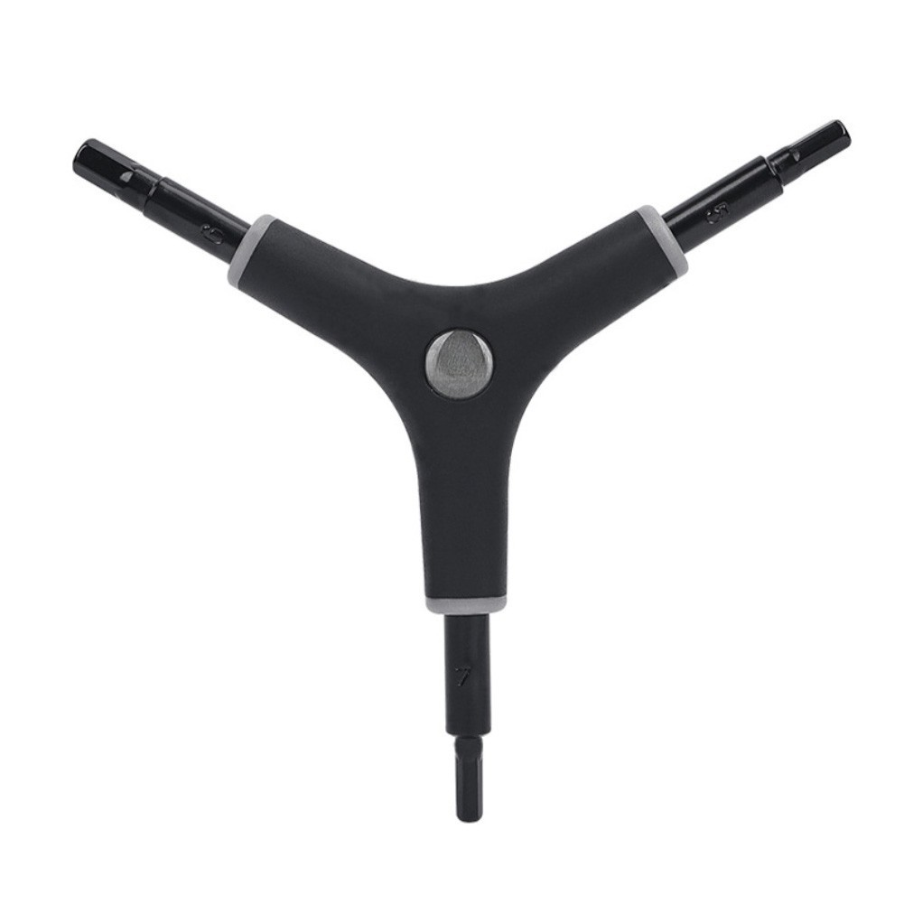Bicycle Maintenance Triple Internal Hex Wrench Tool for 4 5 6mm Hex Screws