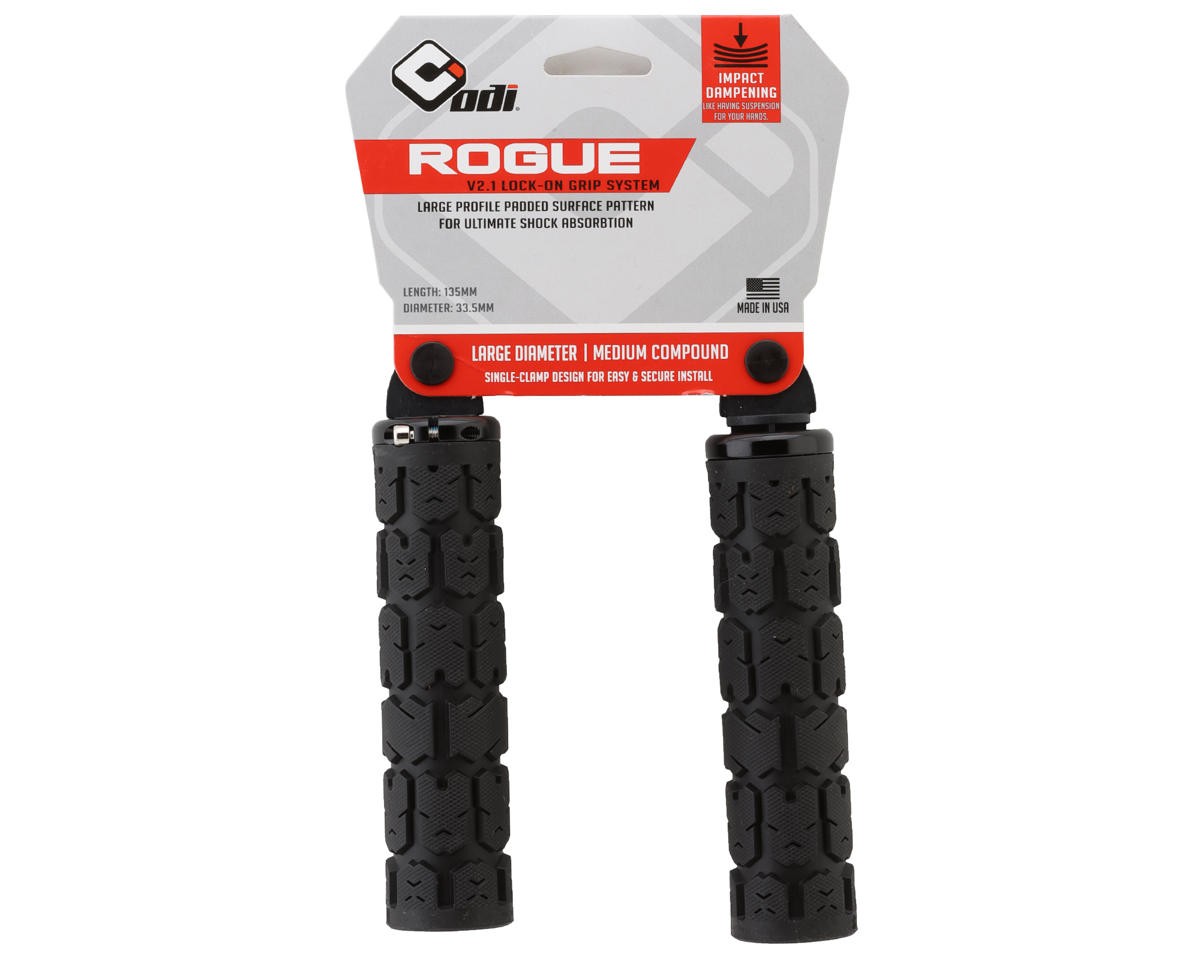 ODI Rogue V2.1 MTB Grips (Black) (Lock-On) [D33RGB-B]