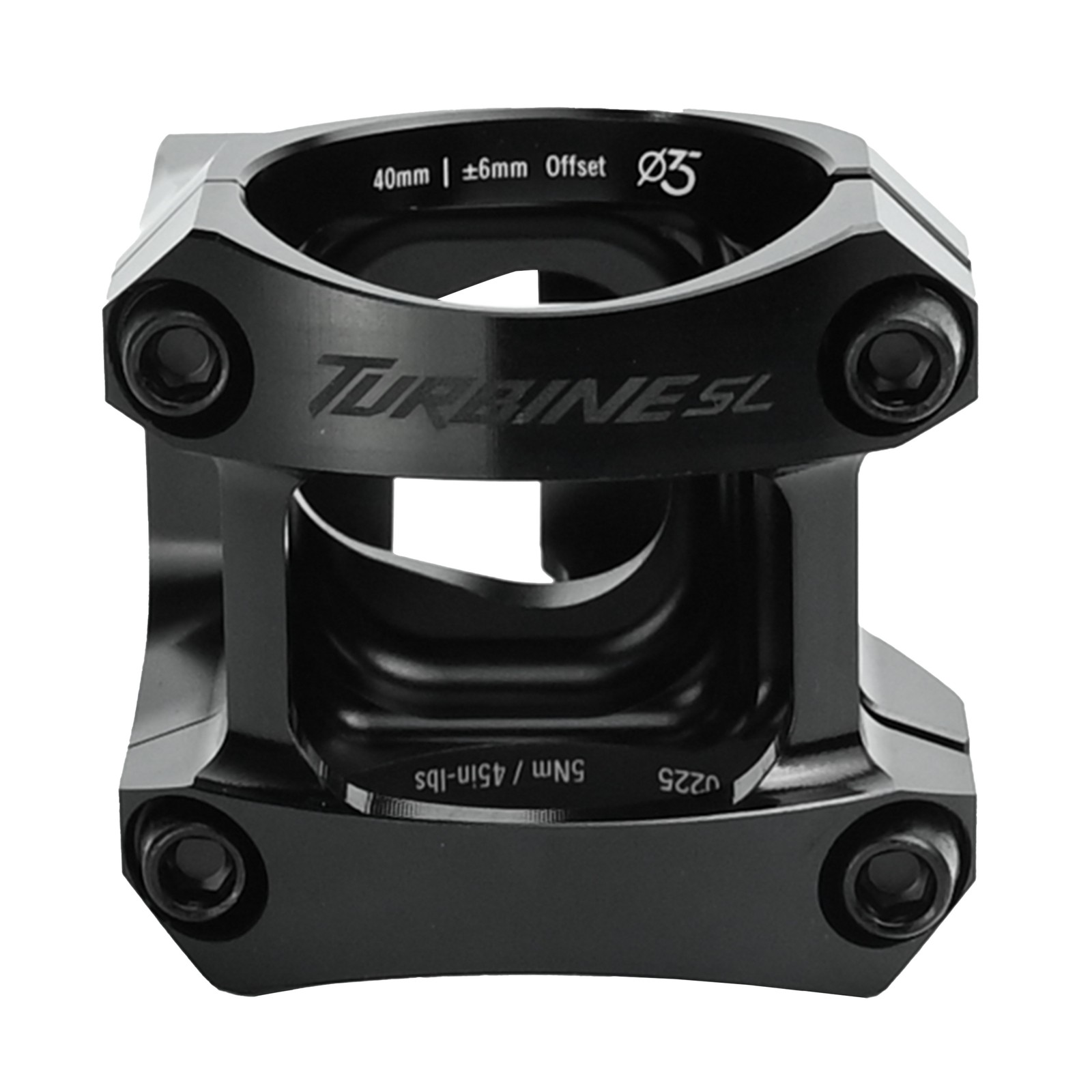 RaceFace Turbine SL 35 MTB Stem 35x40mm +/- 6mm Rise Black