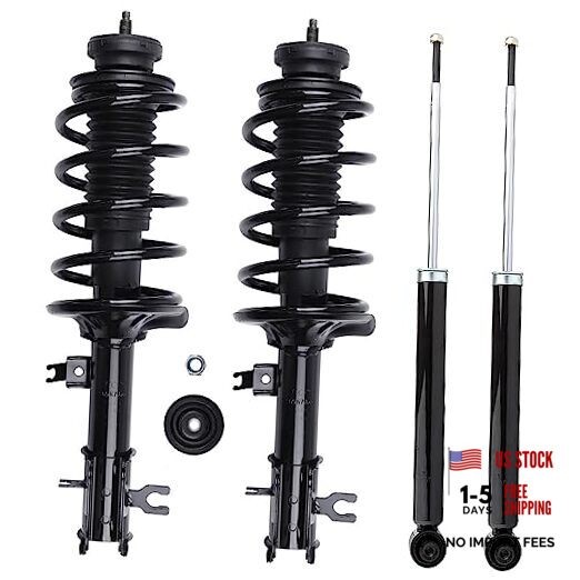 Front and Rear Pair Complete Struts Spring Assembly Shock Absorber Compatible