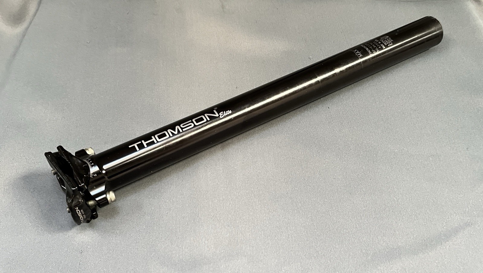 Thomson Elite SP-E128 Seatpost 30.9 x 367mm Uncut Zero Setback 2-Bolt 241g