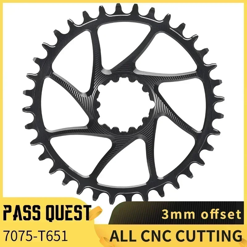3mm Offset for Crankset Mountain Bicycle Narrow Wide Chainring 28-38T Chainwheel