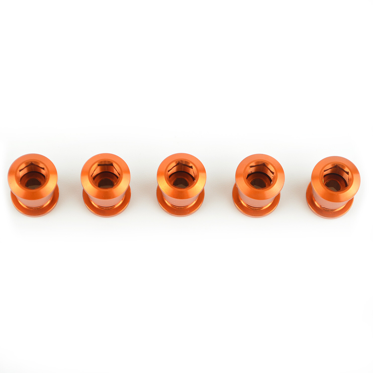 OMNI Racer WORLDS LIGHTEST Crankset Chainring Bolts Fits Shimano, Sram: ORANGE