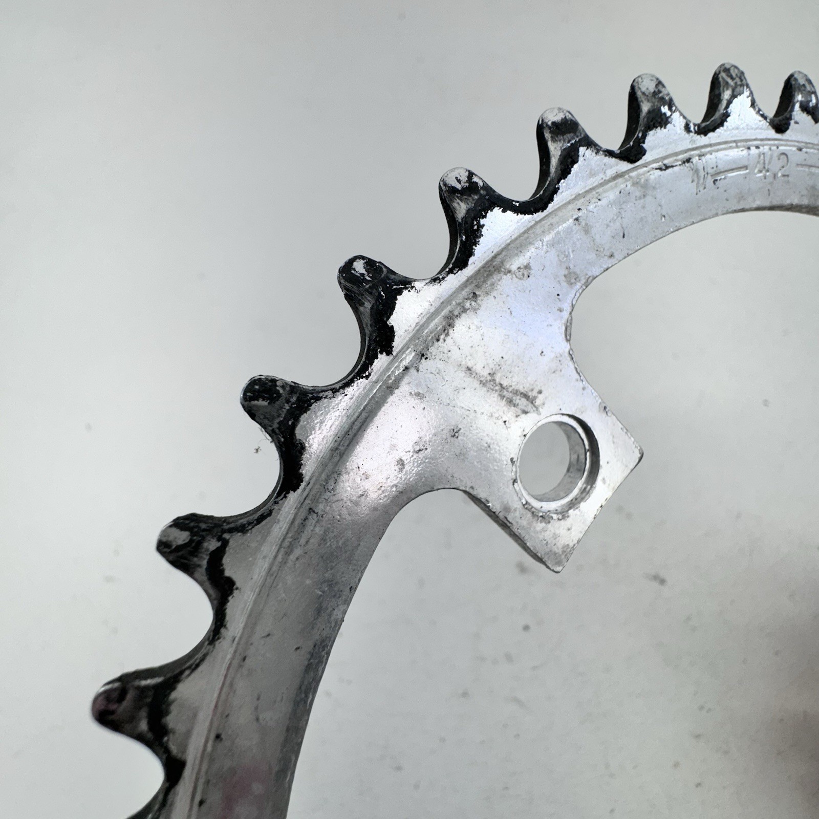 Vintage 42 Tooth Chainring 118 BCD 42t Road Bike Sprocket Ring Eroica S01