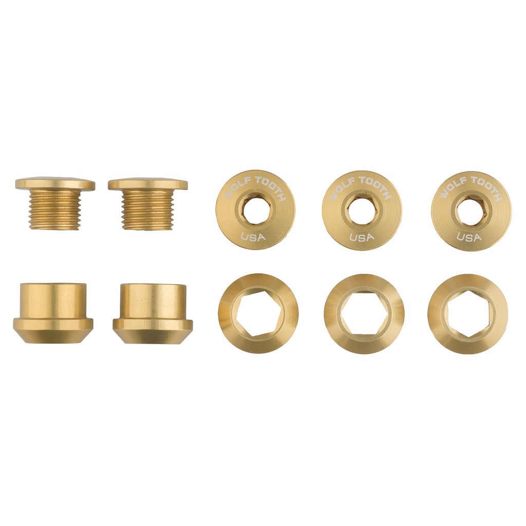 1x Chainring Bolt Sets – Wolf Tooth 1x Chainring Bolt Set – 6mm, Dual Hex