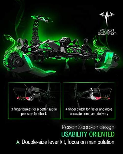 Dirt Bike Brake Clutch Levers Pivot Compatible CRF150F/CRF230F/CRF250F Red