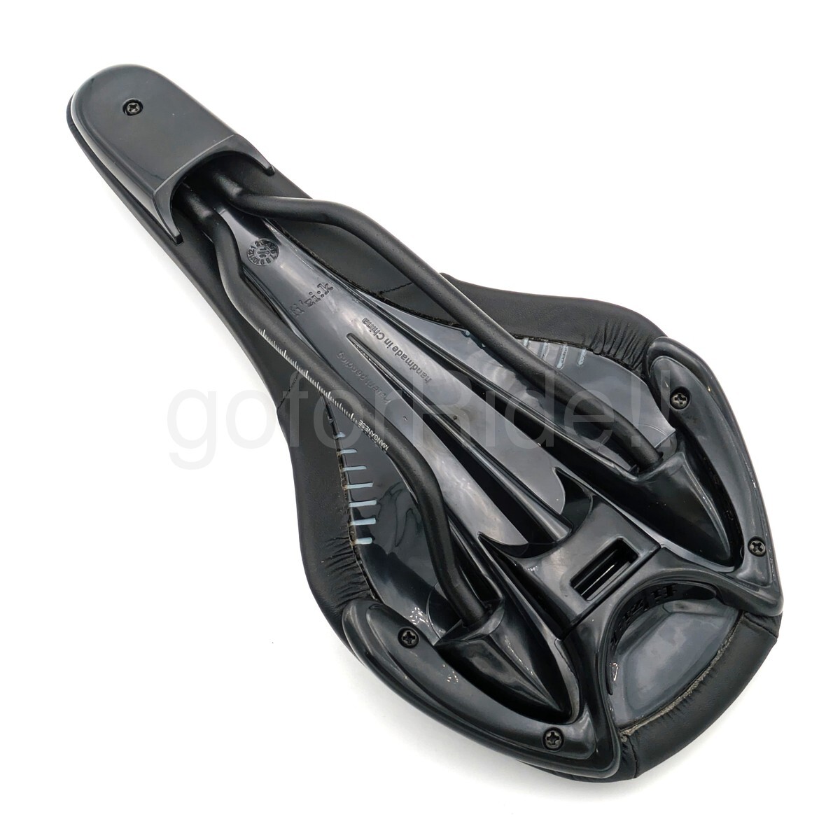 Fizik Nisene Road MTB eBike Saddle, 132x285mm Black, Manganese Rail