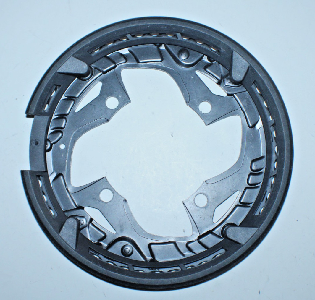 Shimano U-48 MTB Bike Chainring & Guard 48T BCD104 4-Arm Steel Plastic Gravel :)