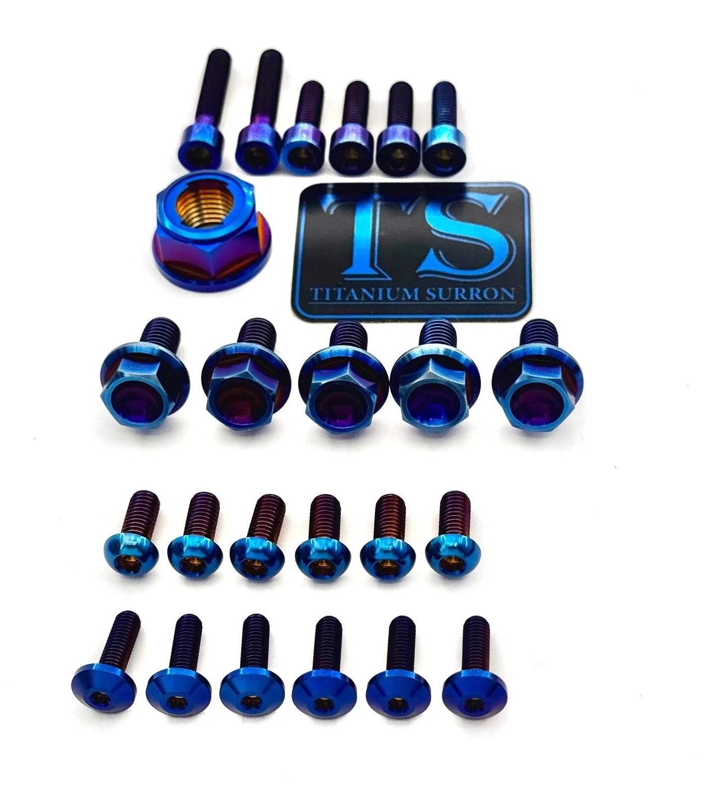 Front and Rear Wheel Titanium Bolt Kit for Surron, Talaria, Segway, 79 Bike,