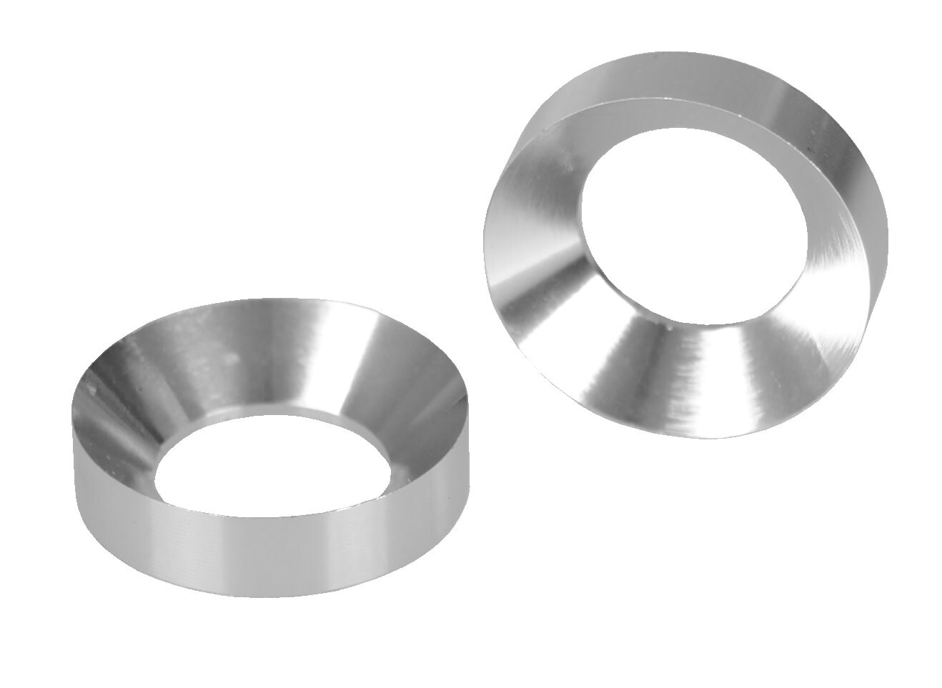 Aluminum alloy concave washers for M8 M10 GDH 3/8″ BMX crank spindle bolts