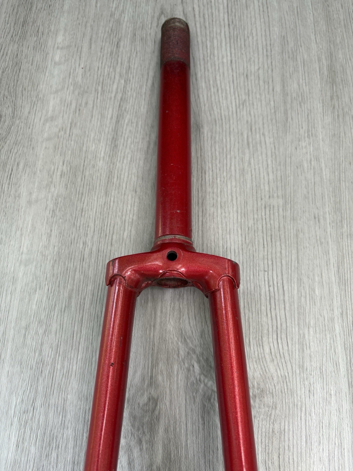 LEGNANO STEEL FORK 700C ONE-INCH THREADED 208 MM STEERER 48 MM OF FRENCH THREAD