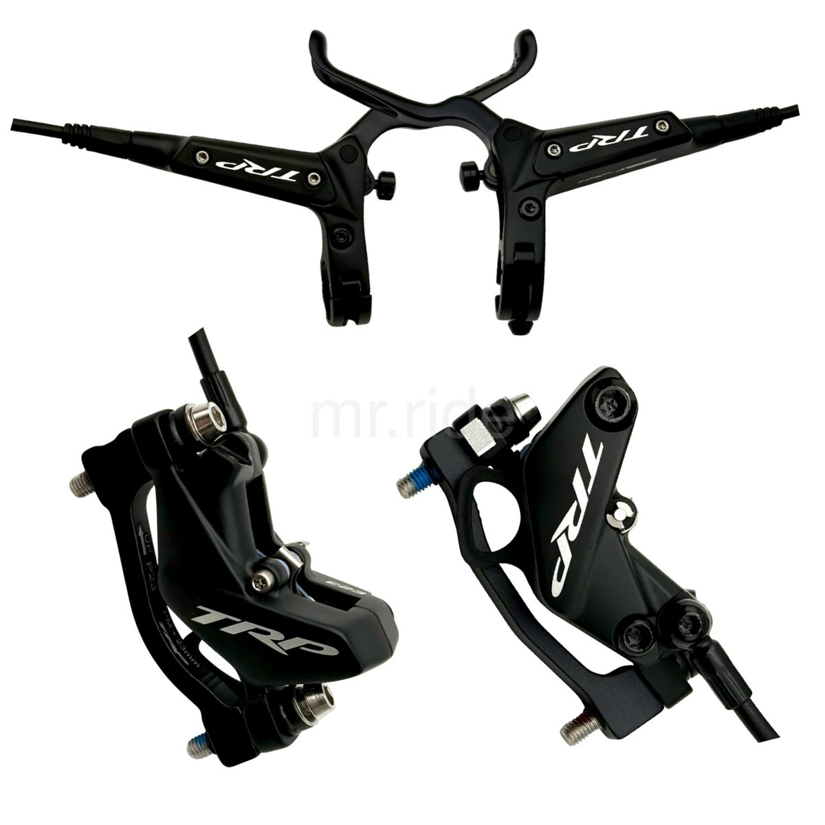 TRP DH-R EVO HD-M846 4Piston F&R Disc Brake Set 900/1650mm Enduro DH E-MTB Black