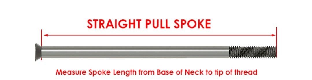 BLACK STRAIGHT PULL Double butted 14(2.0/1.7) bicycle spokes w/ nipples