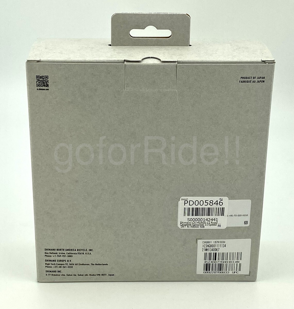 Shimano CS-HG800-11 Ultegra 11 Speed 11-34T Cassette – HG-EV Fit, New in Box