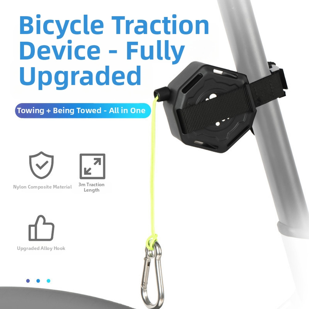Child Bike Tow Rope – Secure Bicycle Towing Rope for Learning Riders 180g