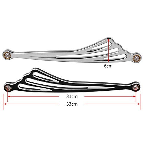 CNC Gear Wing Shift Linkage Shifter for Harley Touring Street Glide Road Black