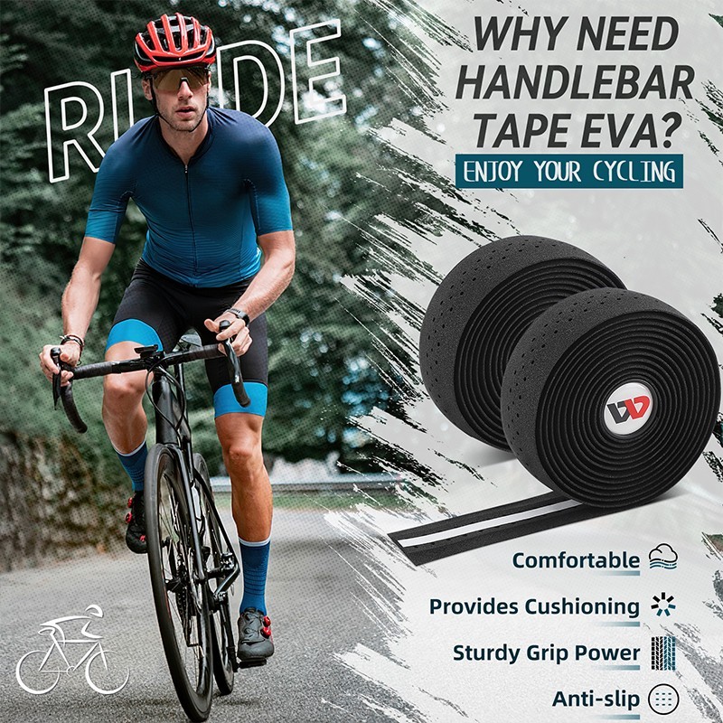 Bike Handlebar Tape Non-Slip Road Bicycle Grip Wrap Cycling Bar Tape Outdoor