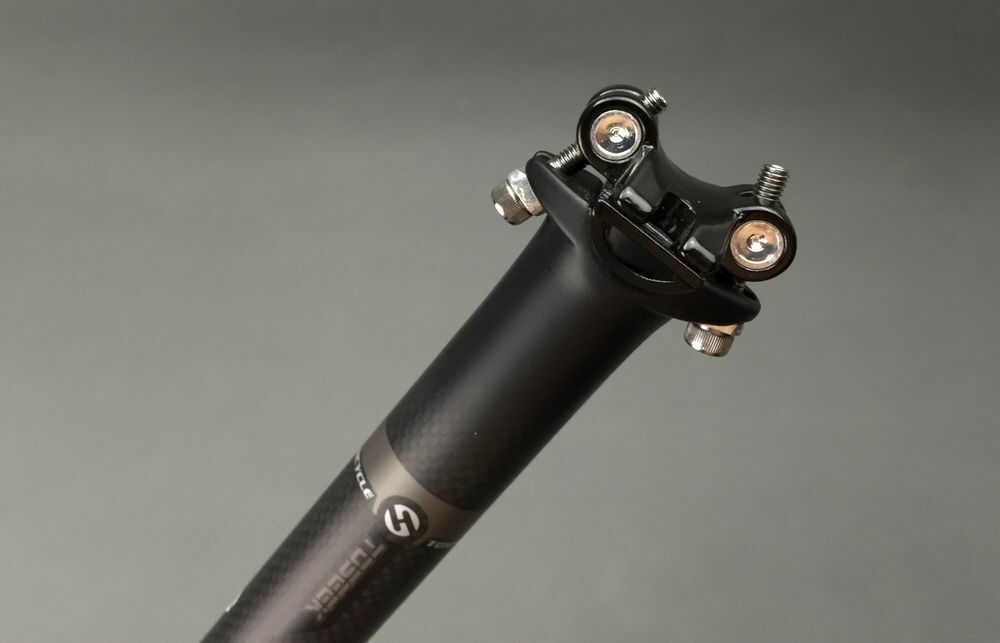 TOSEEK Aluminum Carbon Seatpost 25.4/27.2/30.8/31.6mm Mountain Bicycle Seat Post