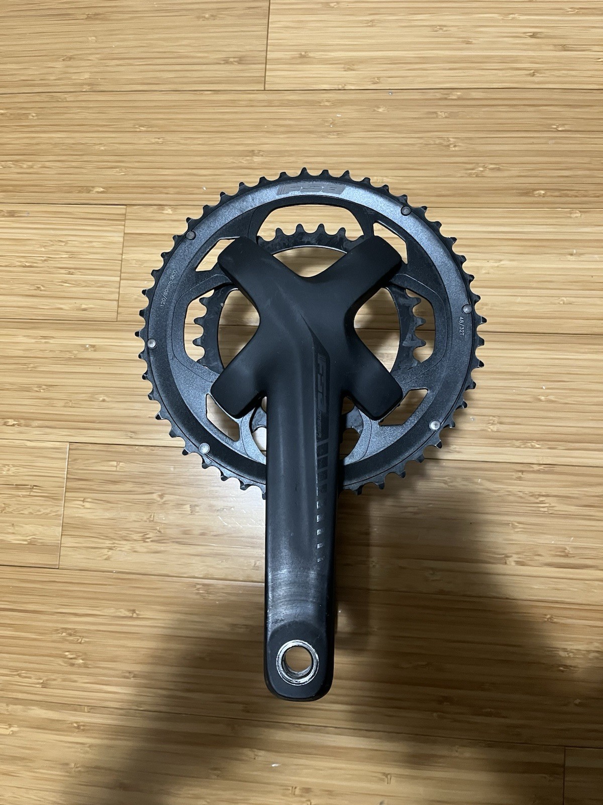FSA Omega Crankset 172.5 48/32 MegaExo 10/11-Speed 120/90BCD Black