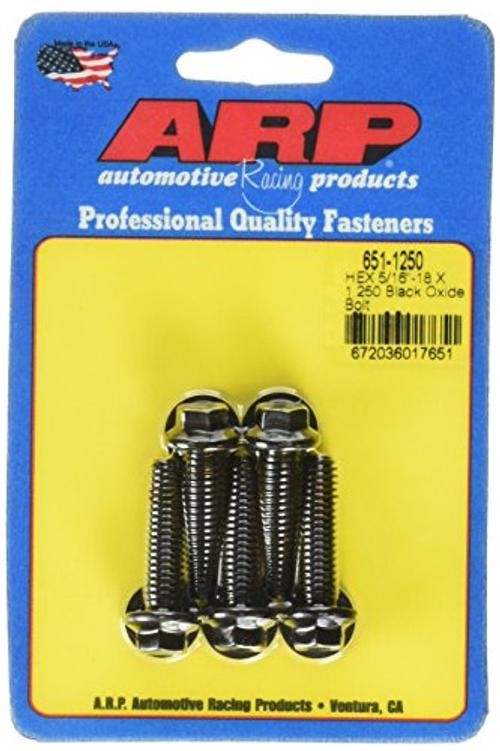 6511250 5/16″-18″ x 1.250″ Hex Black Bolt – Model 6511250