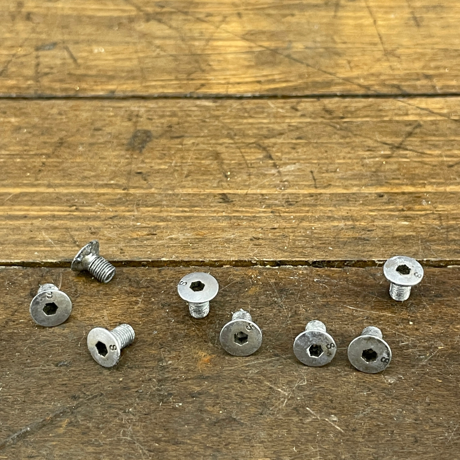 Suntour BMX Pedal Cage Screw XCII Lot 8 Vintage Cage Bolts Parts Old School BMX