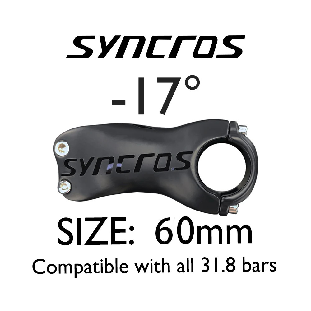 Carbon MTB Road Bicycle Stem Angle – 6/17 Degree 60-/120mm Ultra Light Stem
