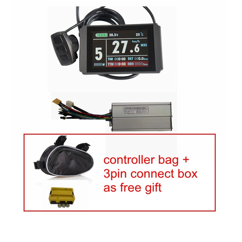 36V/48V 30A KT Brushless DC Motor Controller Ebike+KT-LCD8H/KT-LCD3 Display