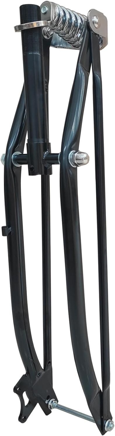 26″ Bicycle Fork 1″ Threaded Springer Suspension Cruiser Bike Fork – Disc Brake
