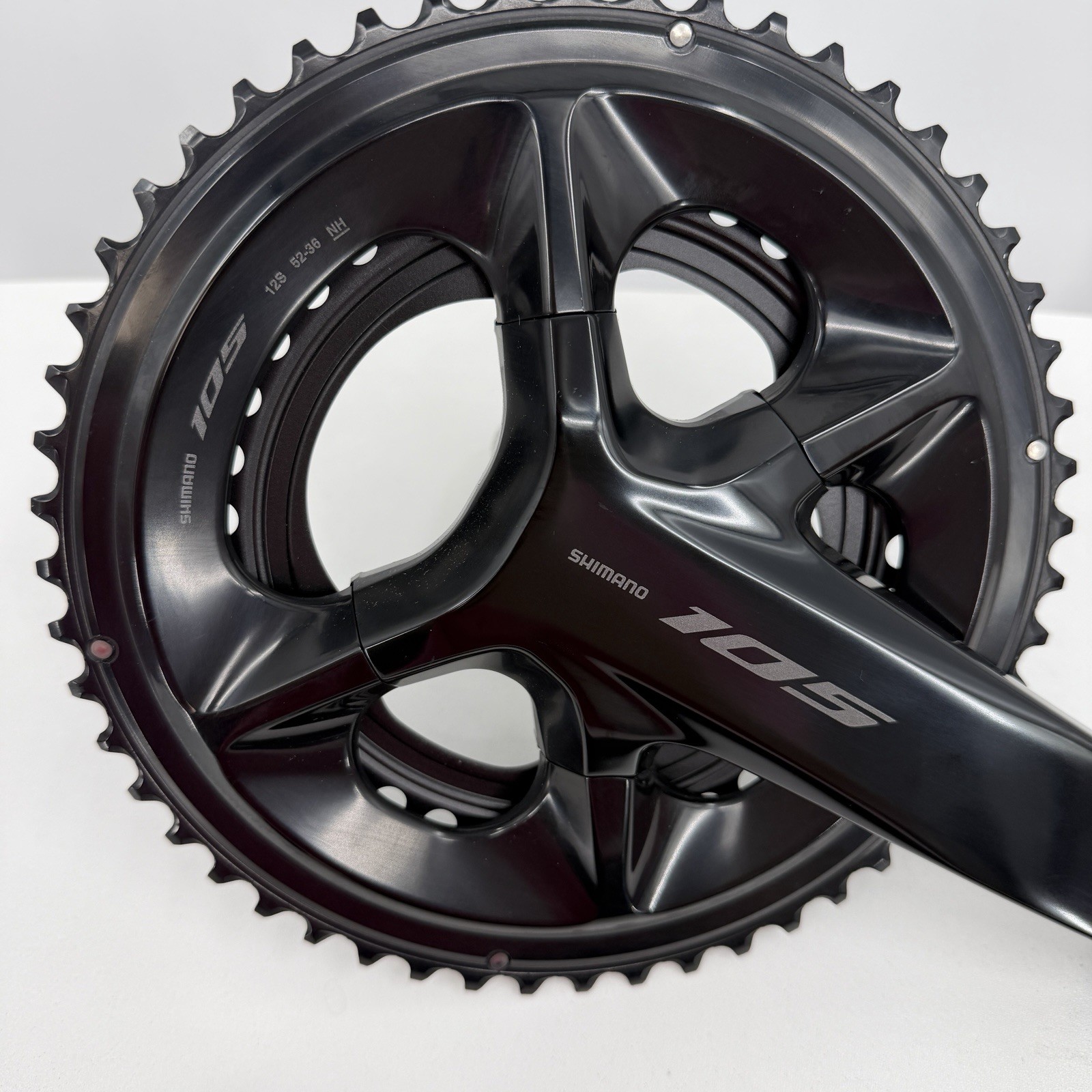Shimano 105 FC-R7100 12-Speed Crankset 175mm 52-36T Black