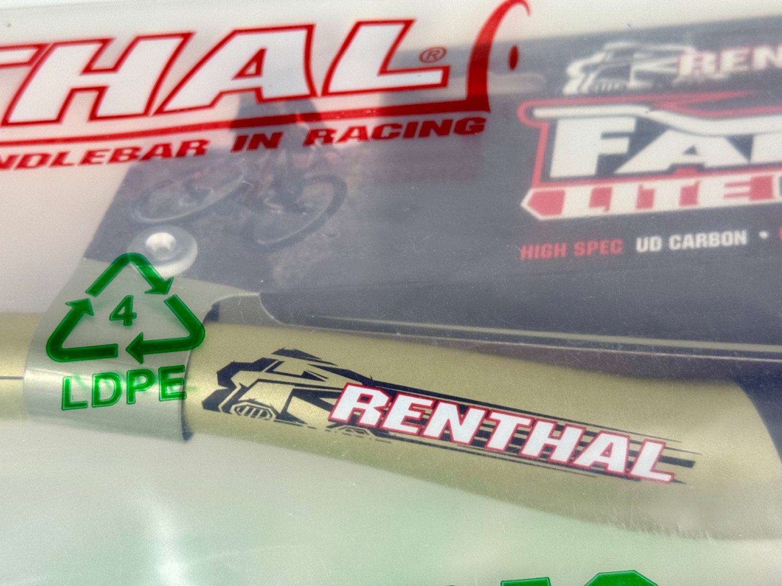 New Limited Edition Gold Renthal FatBar Lite Carbon 35 Handlebar 30mm rise 760mm
