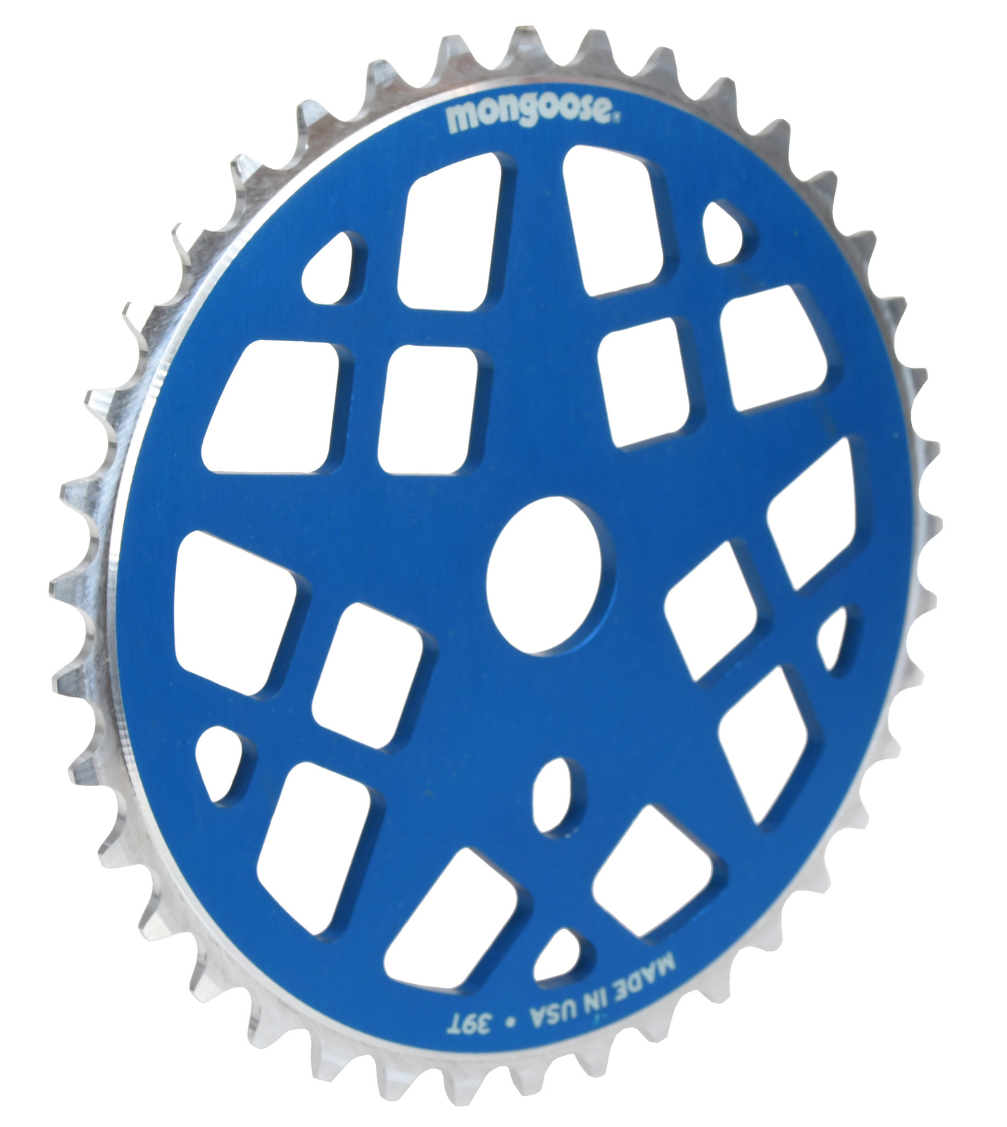 Mongoose® Motomag 39T X 1/8″ BMX Bicycle Chainwheel – BLUE