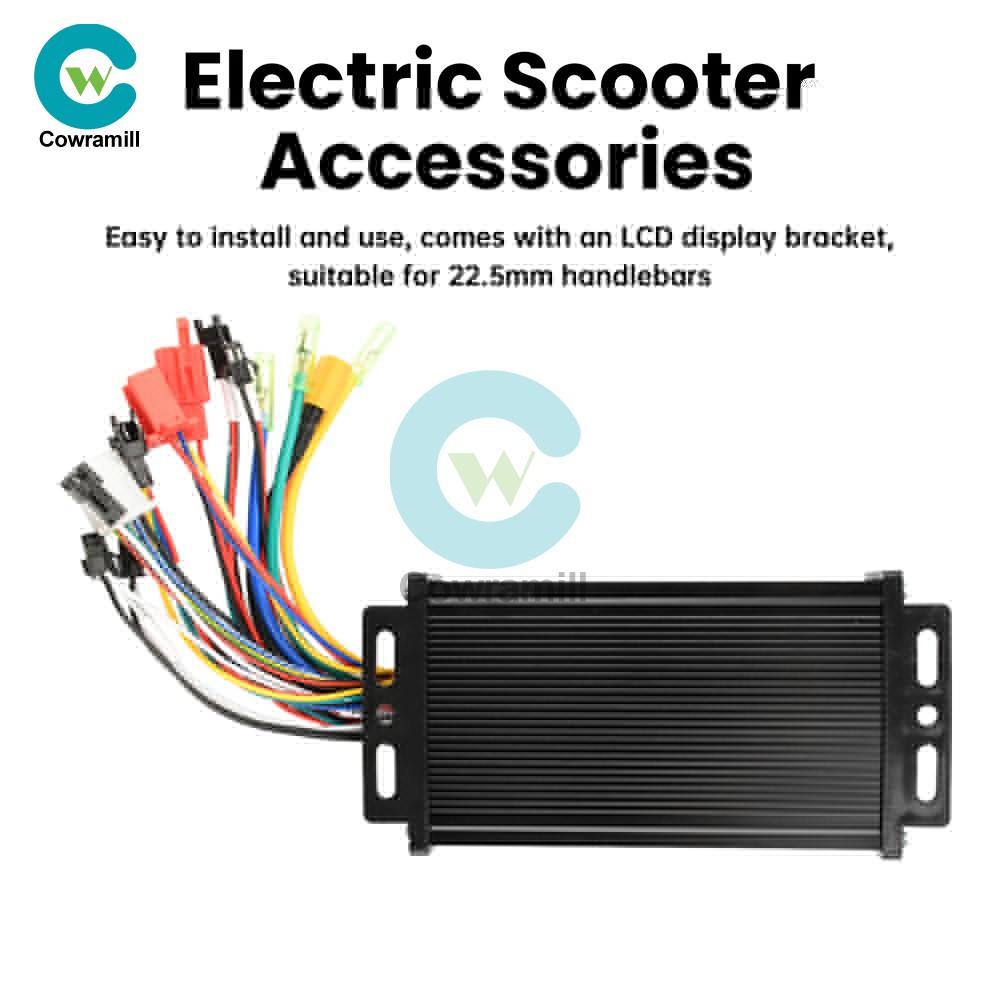 36V 48V 64V 30A Sine Wave Brushless Motor Controller 750W-1500W Drive S866 Gauge