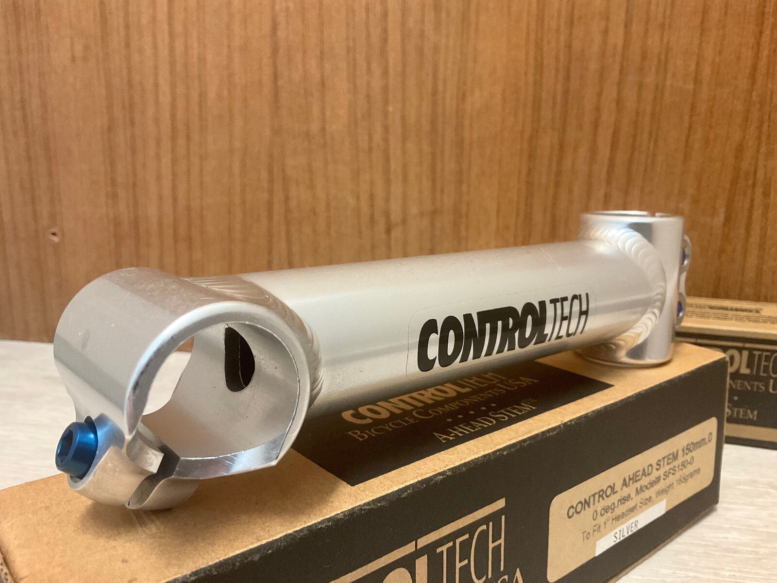 NOS Vintage CONTROLTECH USA AHEAD stem 150 1″ inch Limited Full Aluminum Bi-Color