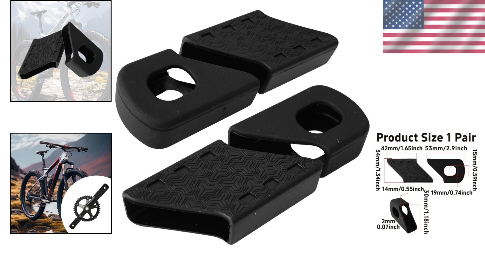 Universal Bike Crank Boot Sleeve – Quick Install & Enhanced Riding Performance