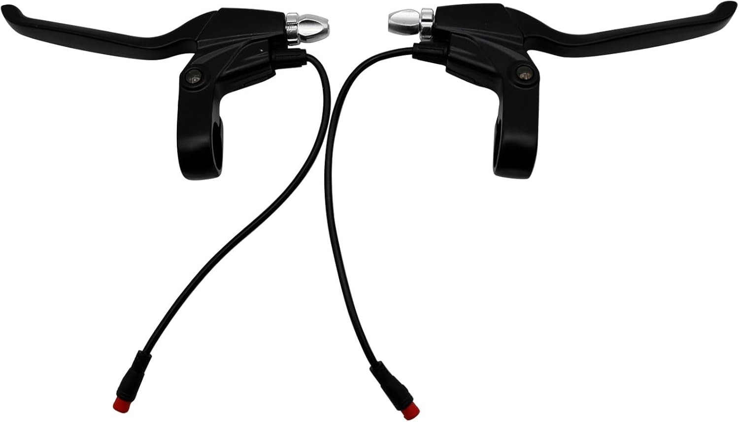 108PDD Ebike Brake Lever Set 2 Pin Male Brake Levers Left and Right Power Off…