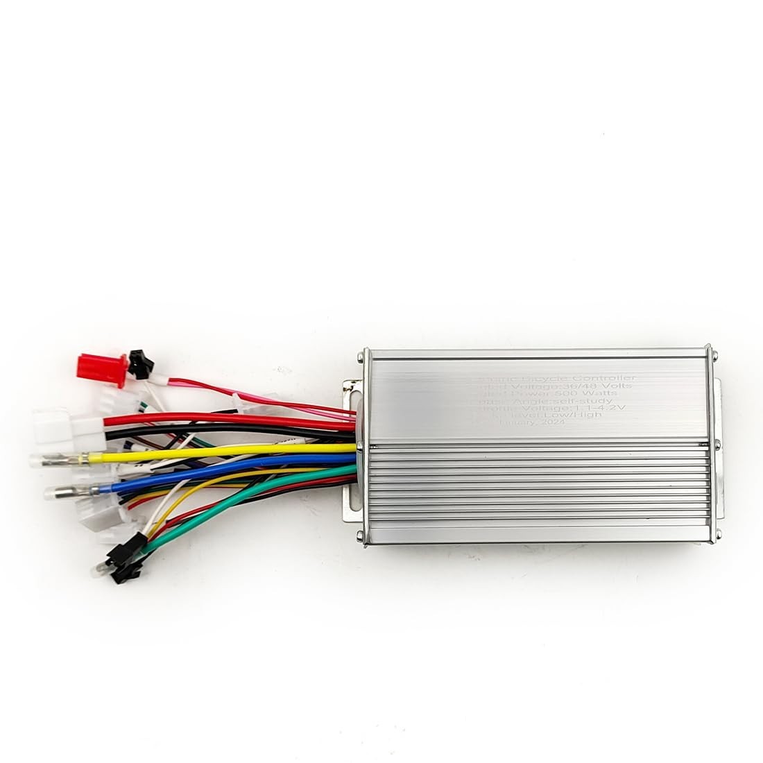 500W Brushless Hub Motor Controller 24V/36V/48V for Electric Scooter, Bike, Cart