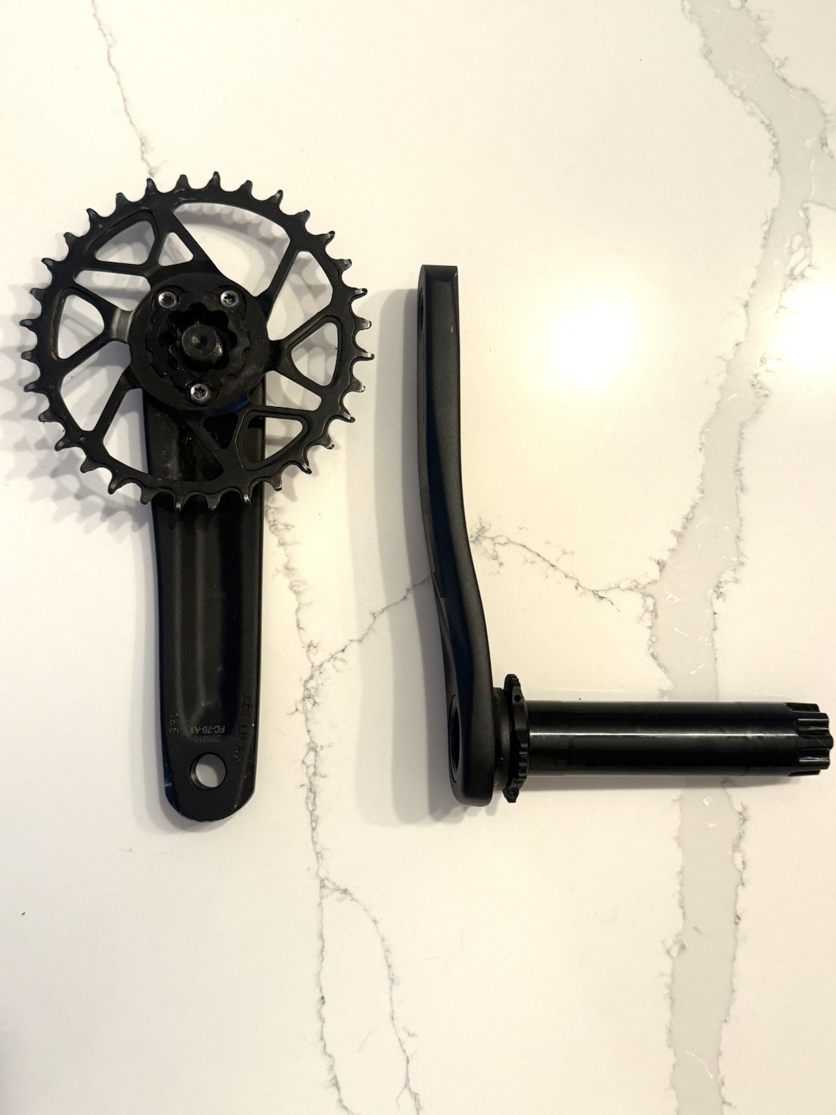 SRAM Eagle 70 T-Type Dub Wide Crankset 165mm, 12-Speed, 32T Chainring, Direct