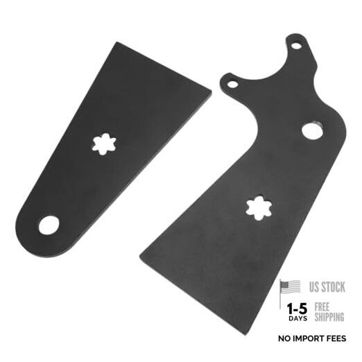 6in Mini Bike Flat Stretch Tabs Kit Fits Big Brake 12mm or 5/8in Axle Hole for