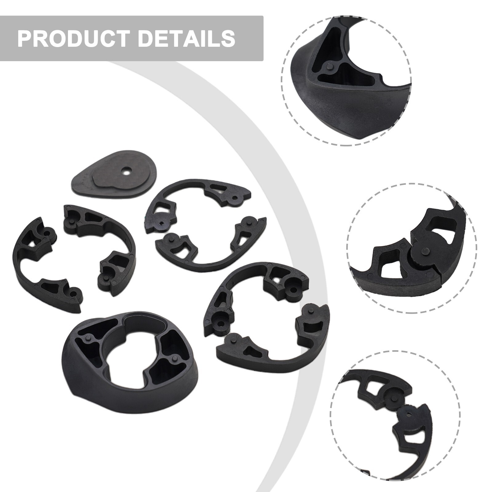 1*ABS FOR-Pinarello Most F Series F8/F10/F12Pinarel Headset Spacer Kits,Durable