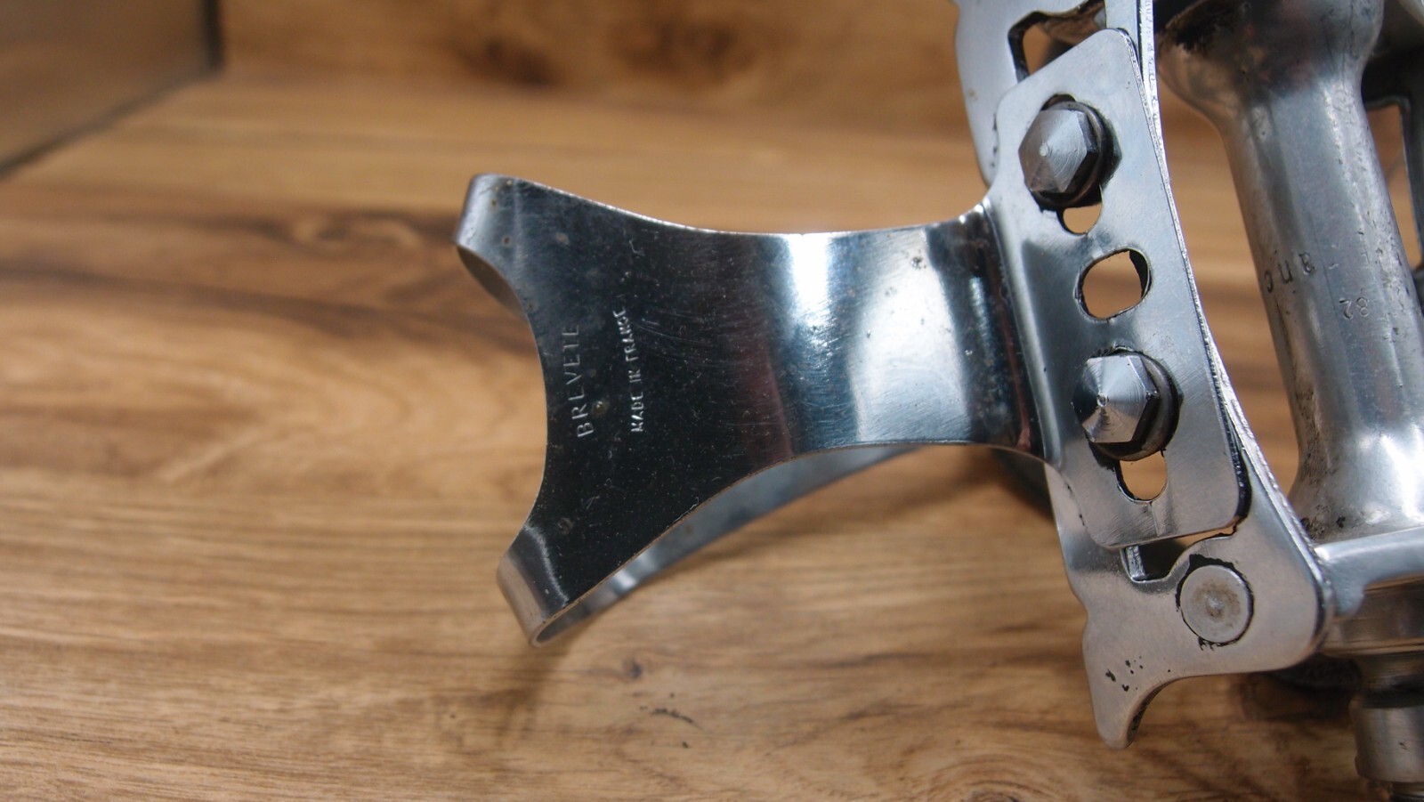 flat platform pedals Spidel Maillard made in France 1982 road bike 9/16 in