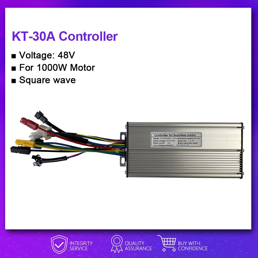 Squarewave Controller 15A-50A SM/Waterproof Plug Electric Bike Controller