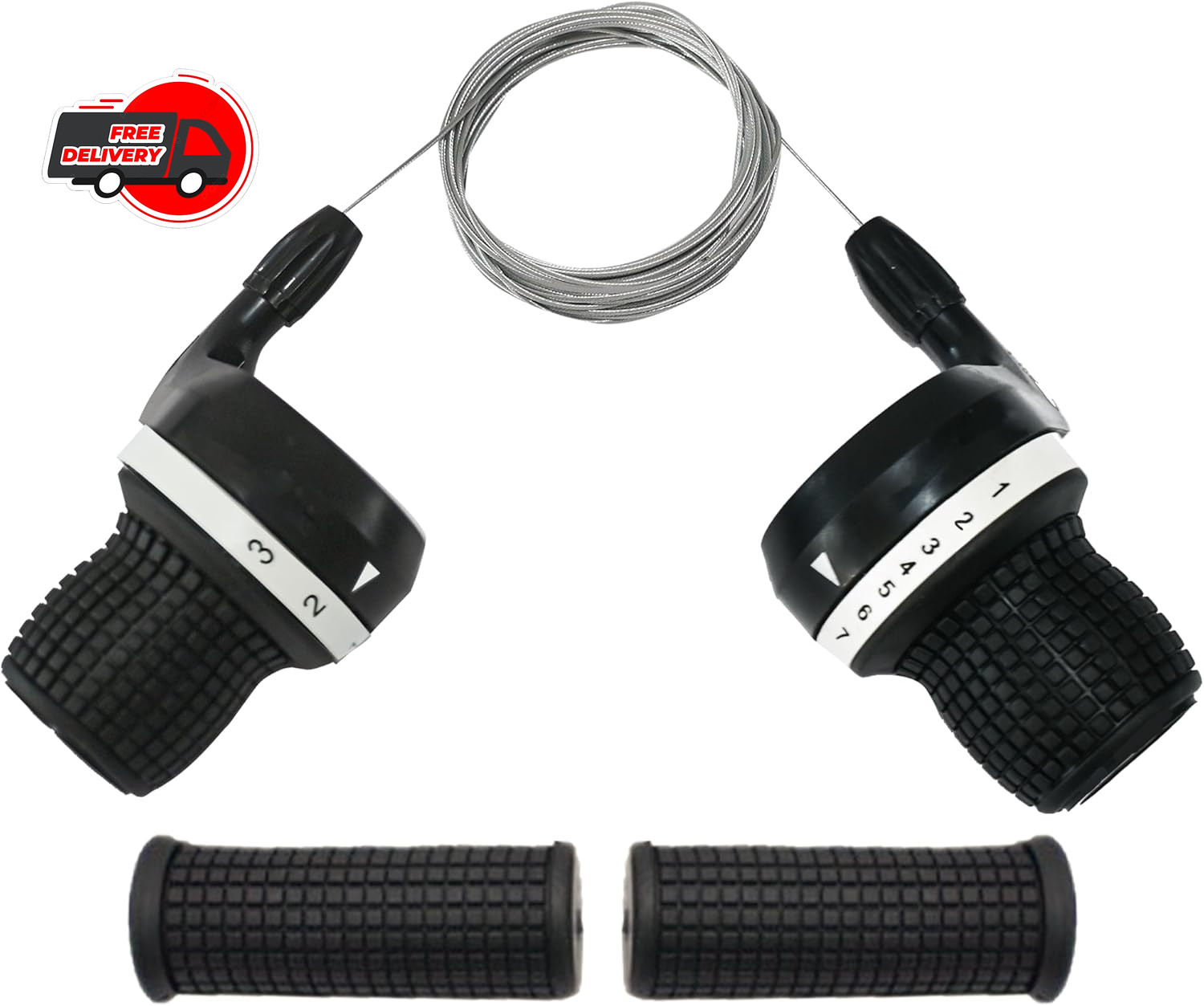 MicroShift 3X7 Speed Compatible For Shimano Bicycle Twist Grip Shift