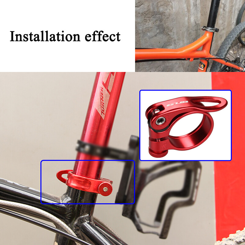 31.8/34.9mm MTB Road Bike Seatpost Clamp Quick Release Aluminium Alloy