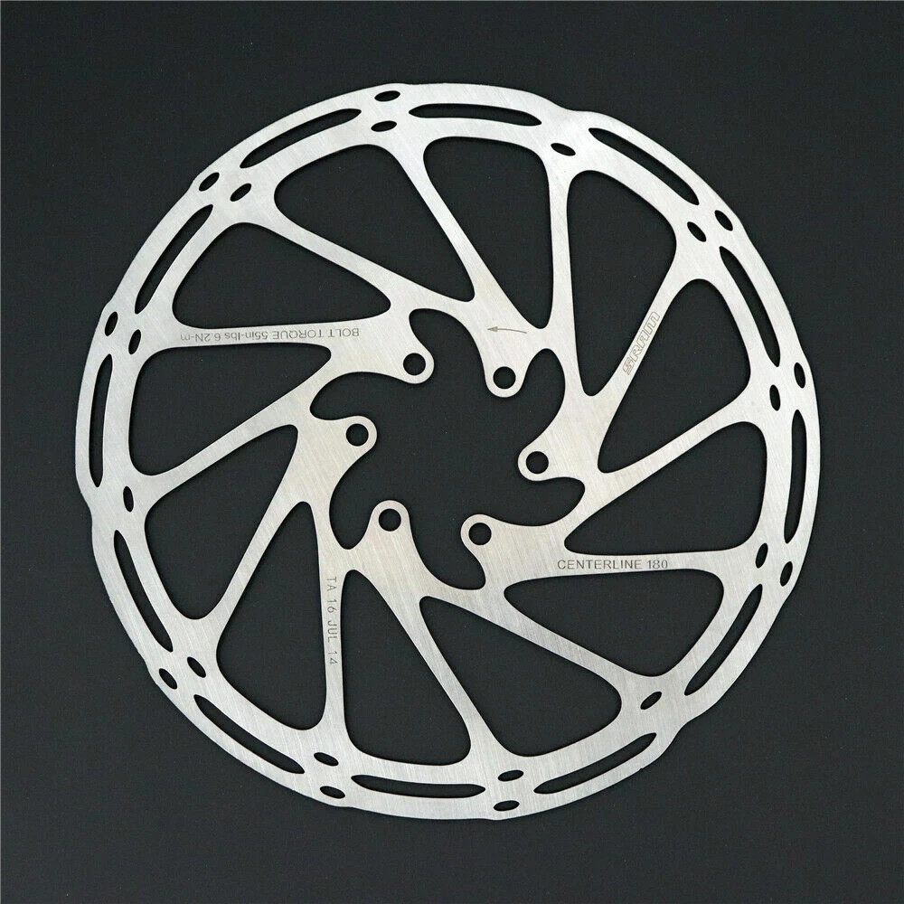 SRAM Avid Centerline Disc Brake Rotor 180mm 6-Bolt for MTB & Road Bikes