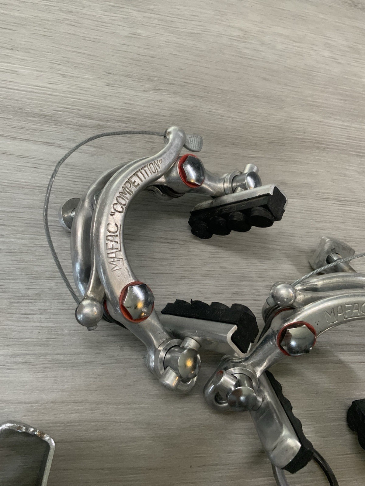 MAFAC COMPETITION BRAKE CALIPERS CENTER PULL 52-62 MM REACH GUIDES STRADDLES